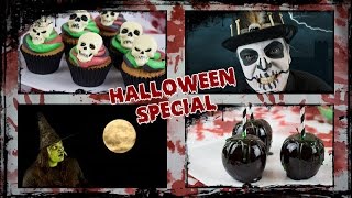 Halloween Special  Süßes oder Saures  Skull Cupcakes  Giftäpfel  Susi und Kay 🎃 [upl. by Chevy305]