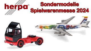 🚗 Herpa Modellauto Sondermodelle Spielwarenmesse 2024  75 Jahre Herpa [upl. by Canica903]