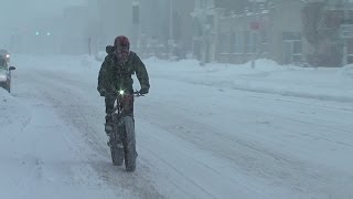 Winter bicycling [upl. by Gillman924]