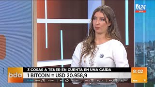 Bitcoin ¿Qué hacer ante la caída  A24 [upl. by Marni]