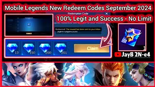 New Active Mobile Legends Redeem Code September 15 2024  Get this all MLBB redeem code before limit [upl. by Scharf]