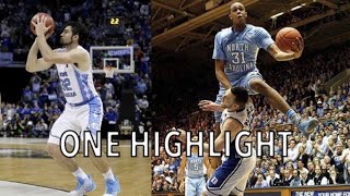 ONE HIGHLIGHT From Every Scholarship UNC Basketball Player Since 2001 [upl. by Inaj618]