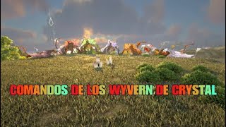 COMANDOS DE TODOS LOS WYVERN DE CRYSTAL [upl. by Pickard]