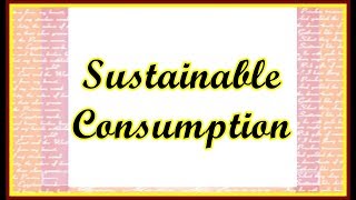 Sustainable consumption in UrduHindi [upl. by Walford]