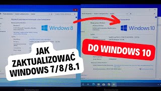 Jak zaktualizować Windows 7881 do Windows 10 Szybki sposób legalnie i za darmo w 2024 roku [upl. by Ahsrav282]