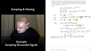 DSP Topic 3 ExampleSampling Sinusoidal Signals [upl. by Ajidahk]