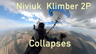 Niviuk Klimber 2P Collapses US Open of Paragliding Chelan 2023 [upl. by Endo]