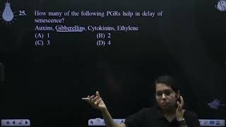 How many of the following PGRs help in delay of senescence Auxins Gibberellins Cytokinins Et [upl. by Fischer118]