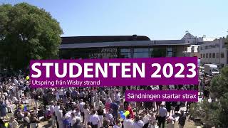 Studenten 2023  utspring från Wisby strand [upl. by Garling]