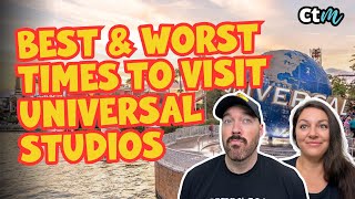 The Best amp Worst Times To Visit Universal Orlando [upl. by Enneite]