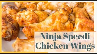 Ninja Speedi Chicken Wings  From Frozen Air Fryer or Ninja Foodi [upl. by Bandeen807]