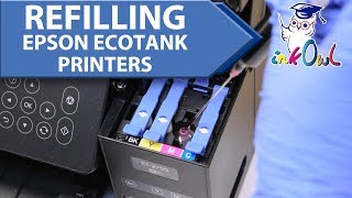 How to Refill EPSON EcoTank Printers [upl. by Spain]