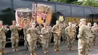 US Army Band plays Indian National Anthem [upl. by Bodrogi]