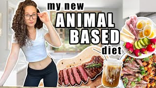 My new ANIMAL BASED DIET  No More Veggies 🥦❌  what I eat in a day [upl. by Assenahs]