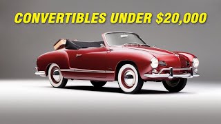 10 Classic European Convertibles Under 20000 [upl. by Tal]