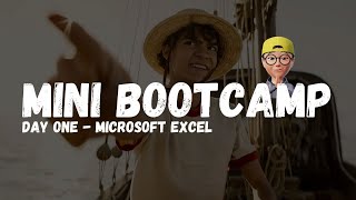 Free Mini Data Science Bootcamp Day 1  Excel [upl. by Nivel]