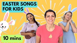 Easter Songs for Kids  Preschool Learning Vides amp Nursery Rhymes Wheels on the Bus Easter [upl. by Lassiter]