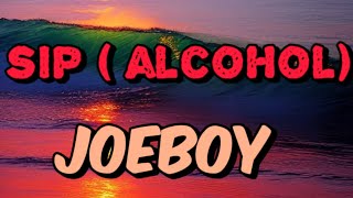 JOEBOY  SIP  ALCOHOL  LYRICS VIDEO [upl. by Victorie]