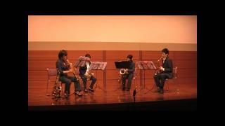 Tsukuba Saxophone Quartet  John Whelan  Trip to Skye [upl. by Lundeen]