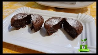 Tortini al cioccolato con cuore morbido per bimby TM6 TM5 TM31 [upl. by Gough]