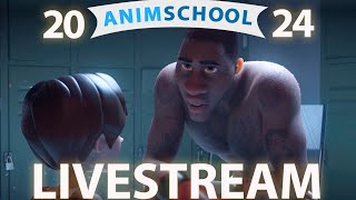 AnimSchool Student 2024 Showcase Livestream with the Animators [upl. by Sakram]