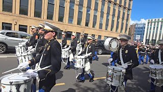 Mourne Young Defenders flute band  Glasgow Boyne Celebrations 6thJuly 2024 [upl. by Alesiram]