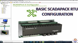 Basic Configuration of SCADAPack RTU  Introduction to Schneider SCADAPACK  WORKBENCH plc rtu [upl. by Bick]