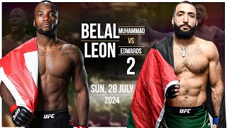 Will Leon Edwards Finish Belal Muhammad For Good  Leon Edwards vs Belal Muhammad Full Fight Promo [upl. by Fleda]