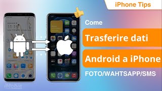 Trasferire dati da Android a iPhone 14 FOTOWAHTSAPPCONTATTIFILE [upl. by Zohara]