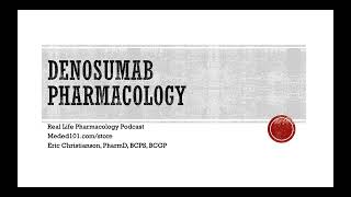 Denosumab Pharmacology [upl. by Kcirdot851]