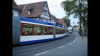 Straßenbahnen in DarmstadtEberstadt [upl. by Lleon]