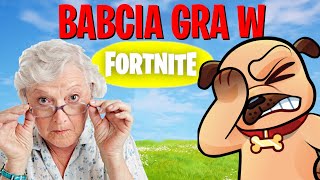 Uczę BABCIĘ GRAĆ w FORTNITE 😂 [upl. by Birecree]