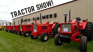 Awesome Antique Tractor Show Allis Chalmers John Deere Case Farmall Oliver Moline [upl. by Ophelia]