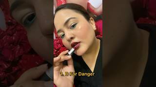 Mac Lipstick Shade D For Danger  Mac Lipstick  shorts makeup ytshorts ytshortsindia [upl. by Enivid]