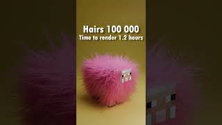 10 vs 1 MILLION Hairs 3D Simulation 🔥🔥🔥 [upl. by Talanian374]