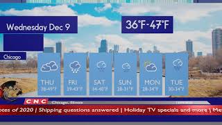 Weather Forecast Chicago Illinois ▶ Chicago weather Forecast and local news 12092020 [upl. by Enihpets990]