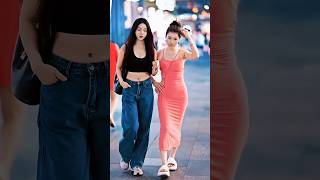 chinese girl street fashion shorts ytshorts trendingshorts tiktok fashion trending trend [upl. by Latoyia]