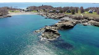 Nahant MA Cliffs and Beaches in 4K  DJI Mavic Air Drone [upl. by Brost]