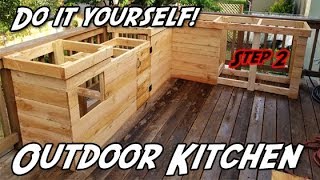 How to Build an Outdoor Kitchen  DIY Outdoor Kitchen [upl. by Abehshtab]