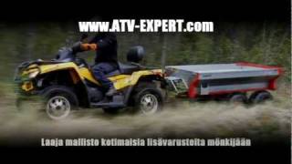 ATVExpert Terrain pro 800 SÄHKÖHYDRAULIIKALLA hydraulic tipping [upl. by Rosenblatt]