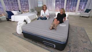 Aerobed Opticomfort 18quot Queen Air Mattress with Headboard on QVC [upl. by Nnanerak]