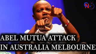 Abel Mutua Mkurugenzi Attacked In Australia Melbourne For Not Being FunnyAbel Best Storyteller [upl. by Ferde129]