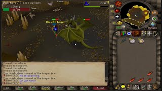 Elvarg Deathmatch vs Hardcore Ironman no safespotting osrs [upl. by Charla506]