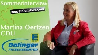 Martina Oertzen CDU im Sommerinterview [upl. by Katlin]