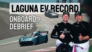 Laguna Seca EV LAP RECORD  ONBOARD VIDEO  Driver Chat McMurtry Spéirling PURE VP1Philip Kadoorie [upl. by Aritak]