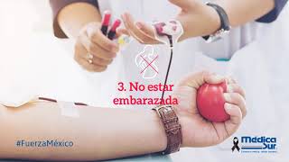 Conoce los requisitos para donar sangre [upl. by Jaquenetta]