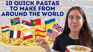 10 Ideas For Your Next Pasta Night From Around the World [upl. by Ezekiel]