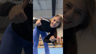 Lucy in the air 🤯 shortfeed shorts handstand gym fitness acrobatics calisthenics fitgirl [upl. by Adyol]