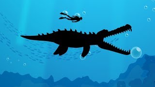 Dinosaurs cartoons Learn Liopleurodon name and sound for kids  MiMi TV [upl. by Forrester]