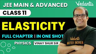 Elasticity Class 11  One Shot  JEE Main amp Advanced  Vinay Shur Sir  Vedantu JEE [upl. by Ylrebme]